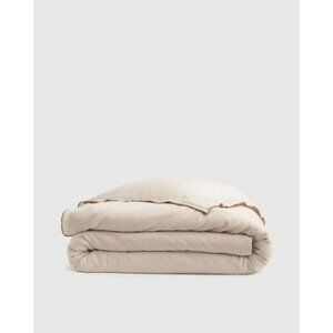 NWOT Quince European Linen Duvet Cover – Terracotta Double Embroidered Edge READ